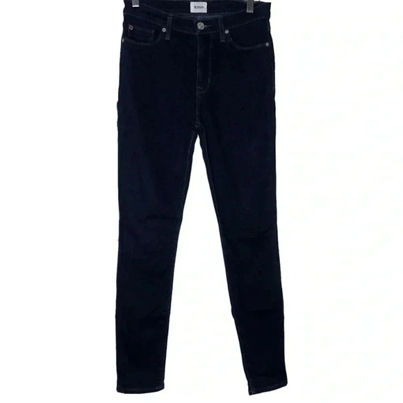 HUDSON Blair High-Rise Super Skinny Ankle Dark Wash Jeans Size 27 - Picture 2 of 9